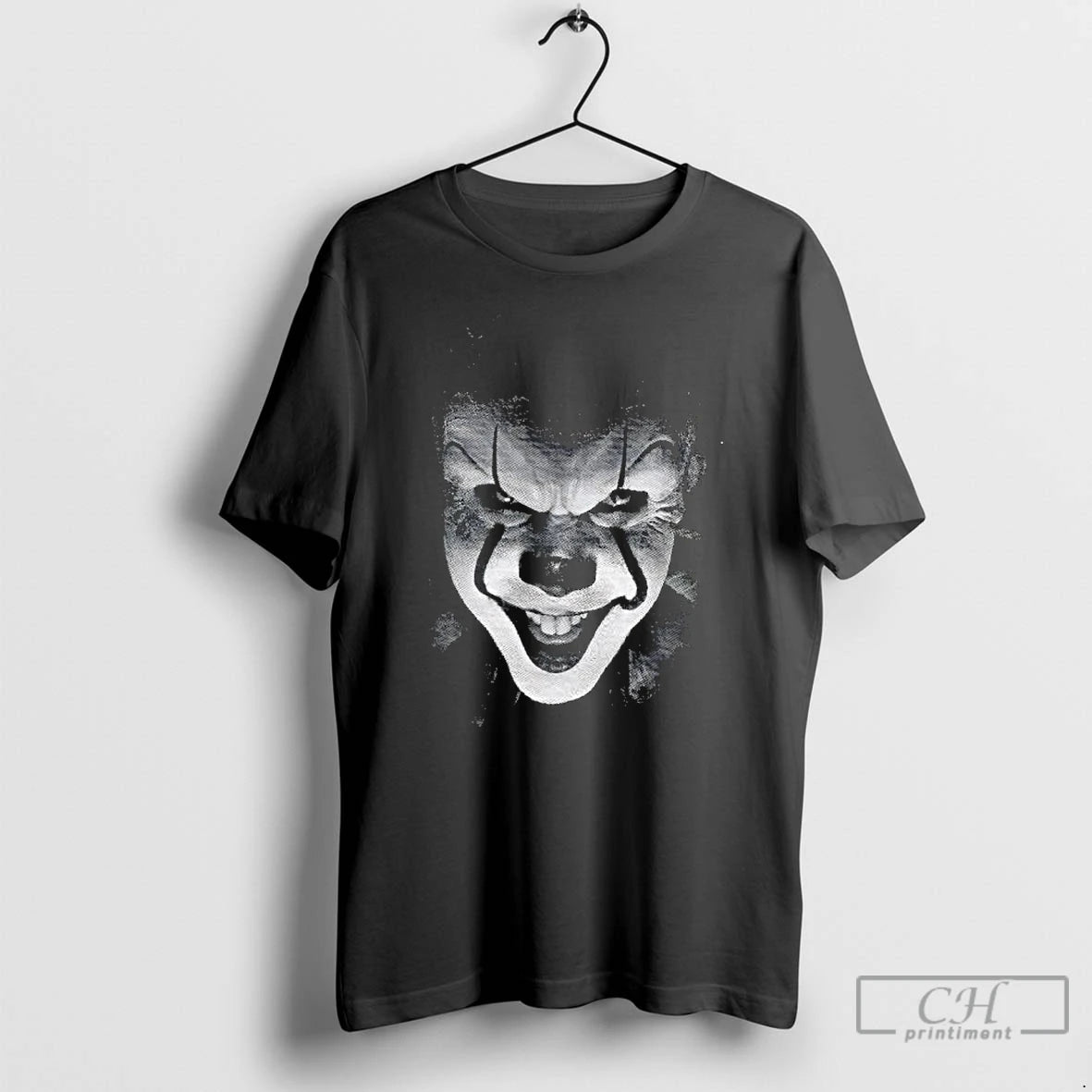 Classic Pennywise Big Face Graphic Halloween T Shirts Hoodie Longsleeve