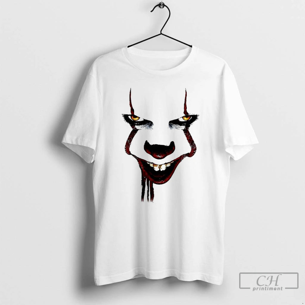 Classic Pennywise Smile It Big Face Graphic Halloween T Shirts Hoodie Longsleeve