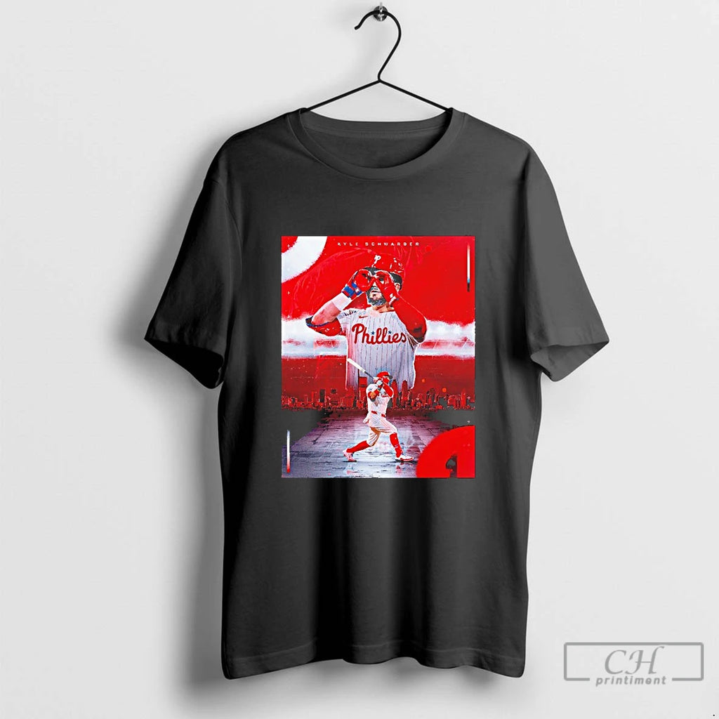 Classic Philadelphia Phillies Kyle Schwarber Griddy Are You Kidding Me Blackshirt T Shirts
