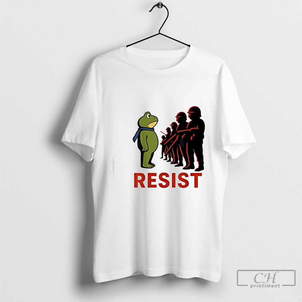Classic Portland 2025 Resist Portland Frog Protest Retro T Shirts