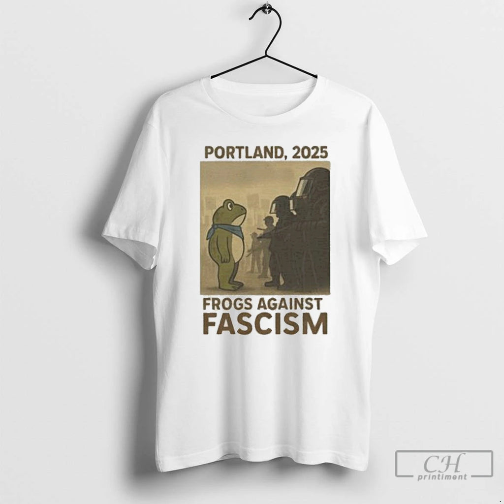 Classic Portland Frog 2025 Protest Against Ice T Shirts
