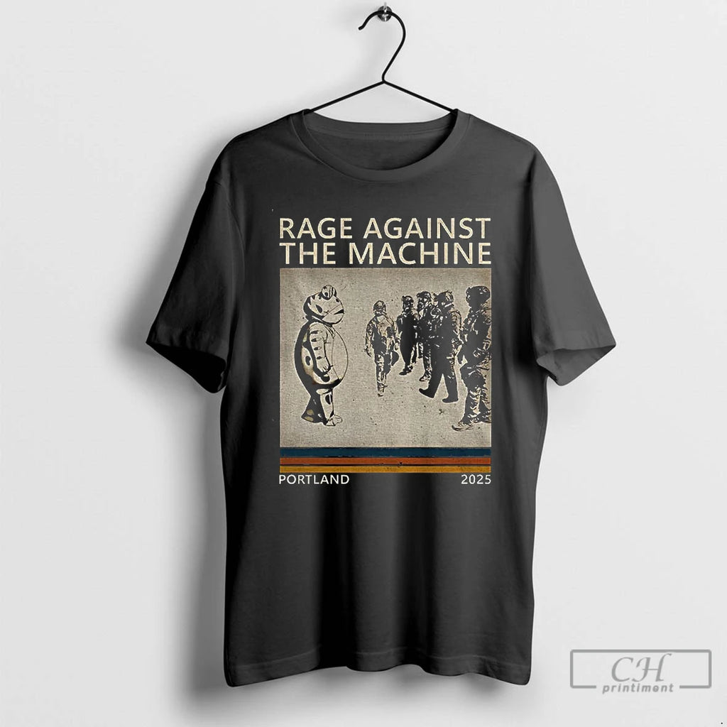 Classic Portland Frog Anti Ice Rage Against The Machine 2025 T Shirts