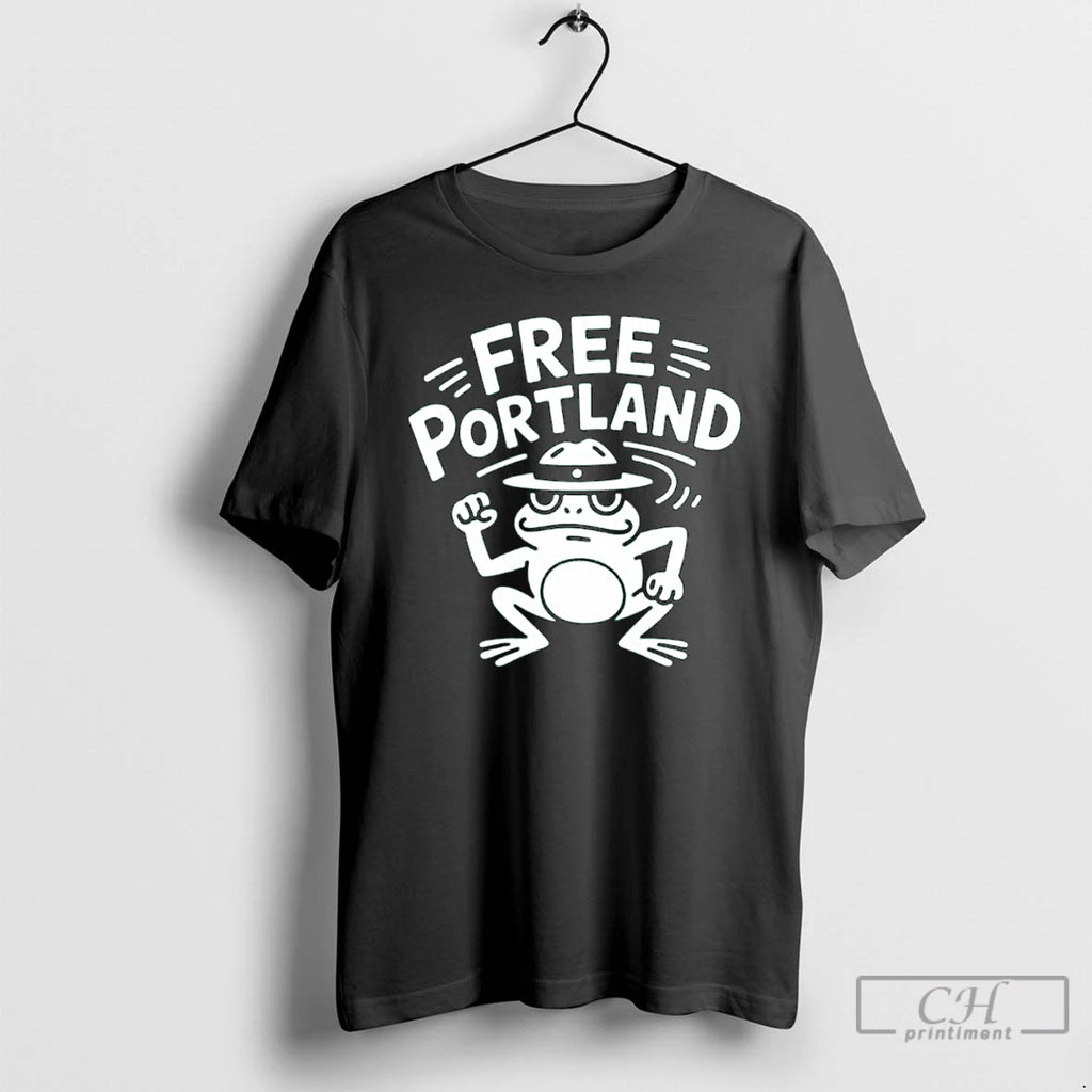 Classic Portland Frog Free Portland Long Sleve T Shirts