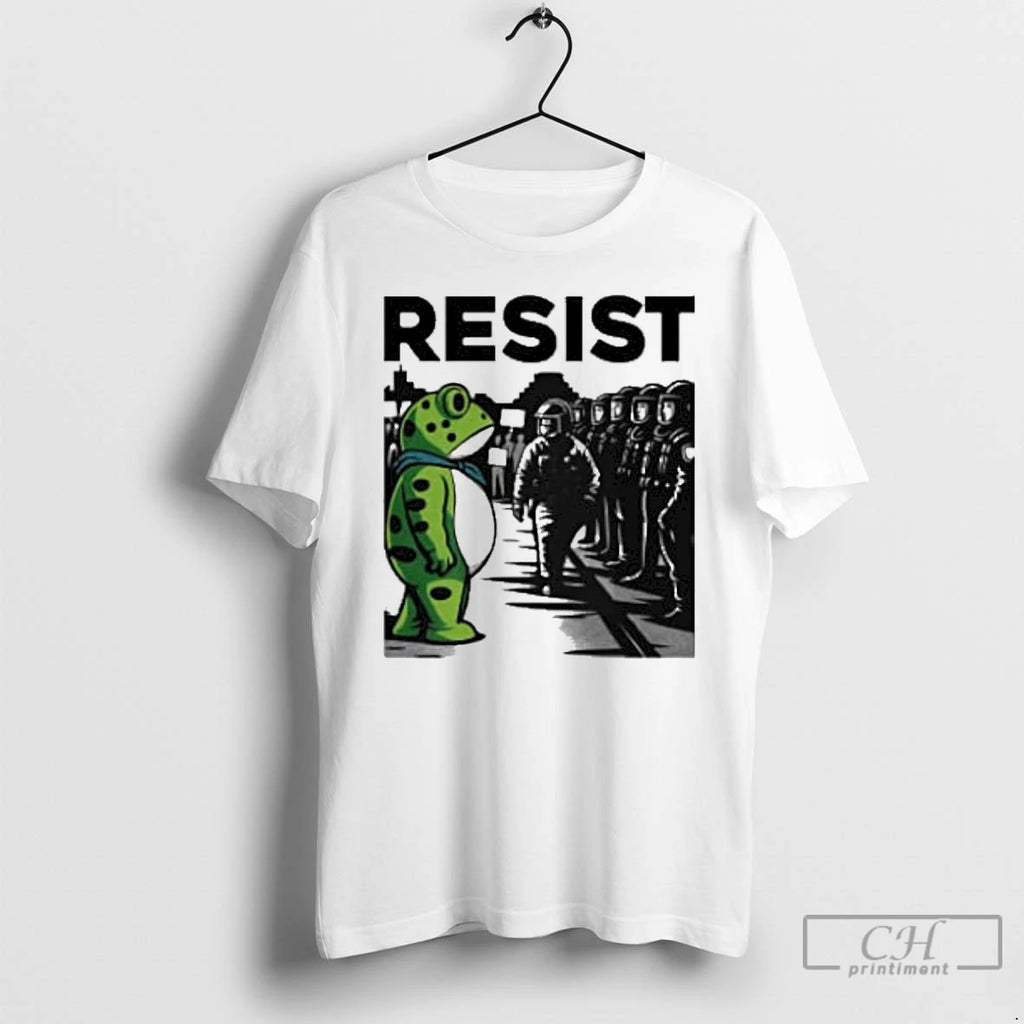 Classic Portland Frog Freedom Frog Resist Rage Against The Machine T Shirts