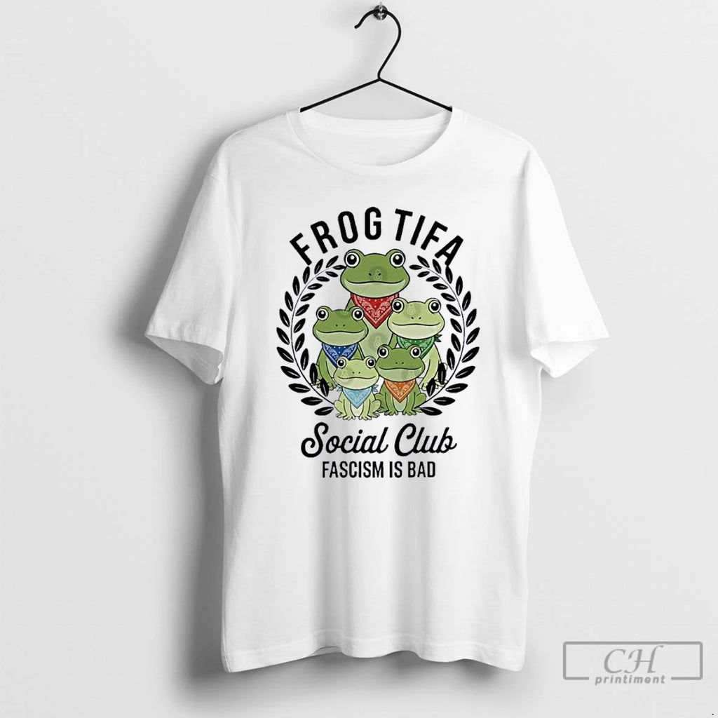 Classic Portland Frog Frogtifa Social Club T Shirts