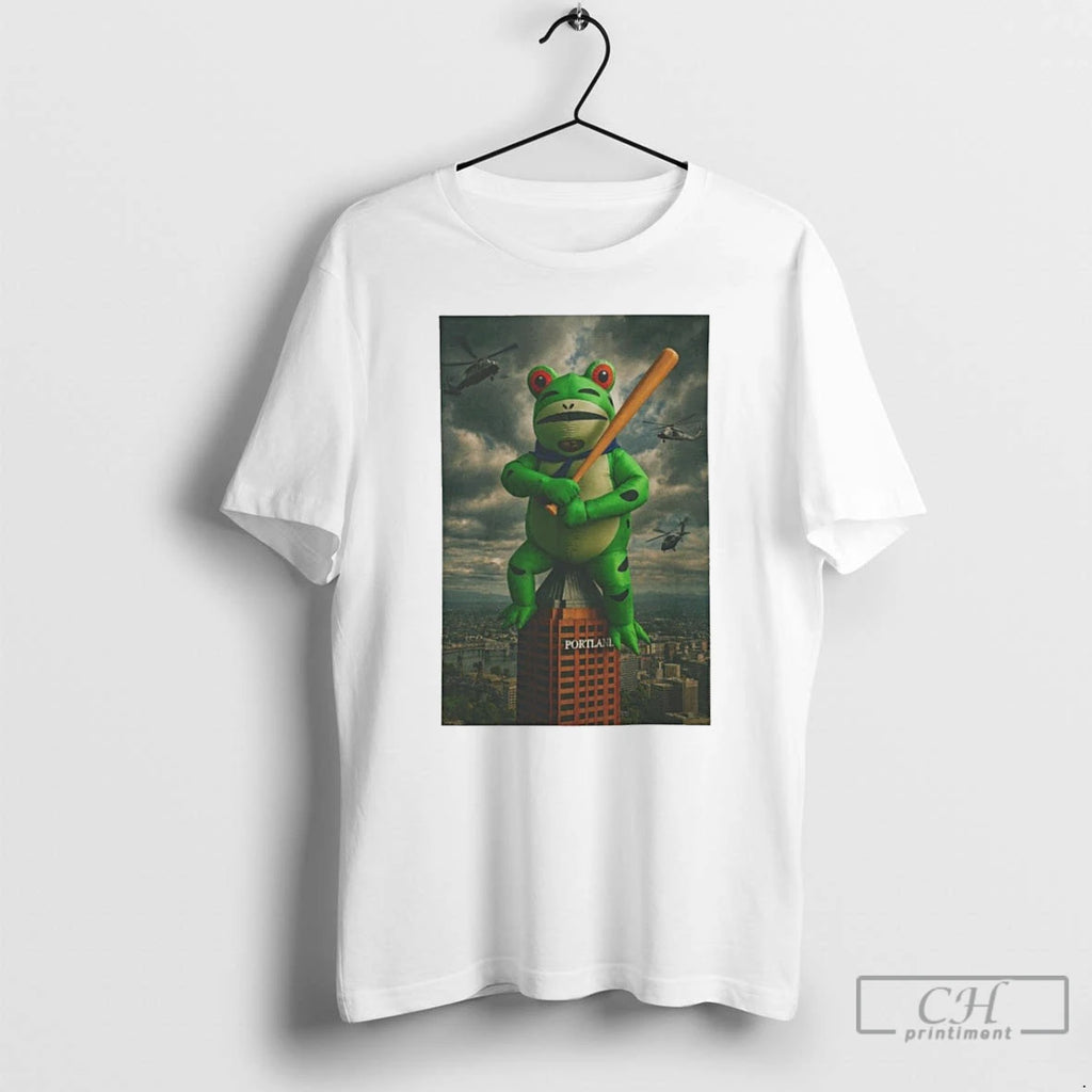 Classic Portland Frog Hero T Shirts