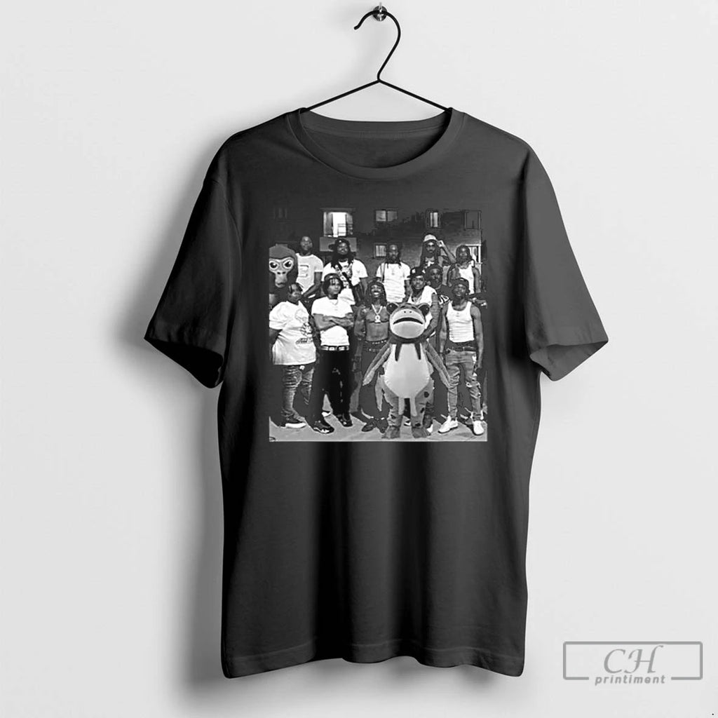 Classic Portland Frog King Protest Long Sleve T Shirts