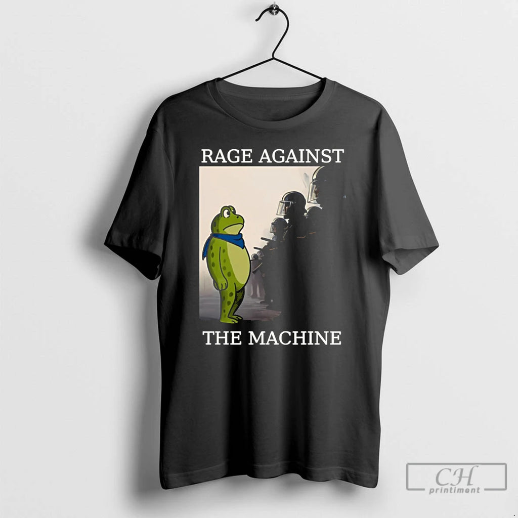 Classic Portland Frog Protest Anti Ice Anti Fascism Rage Against The Machine T Shirts