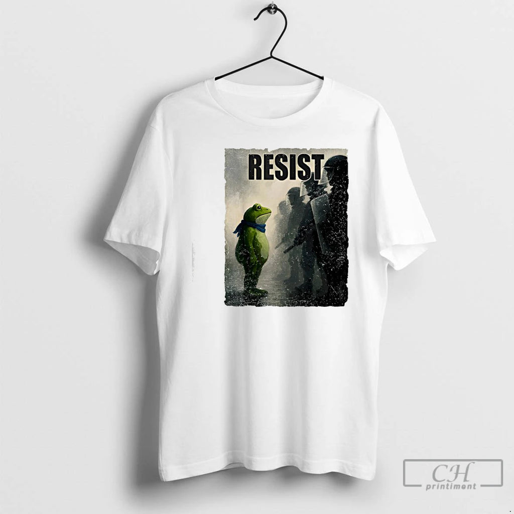Classic Portland Frog Protest Funny Frog T Shirts