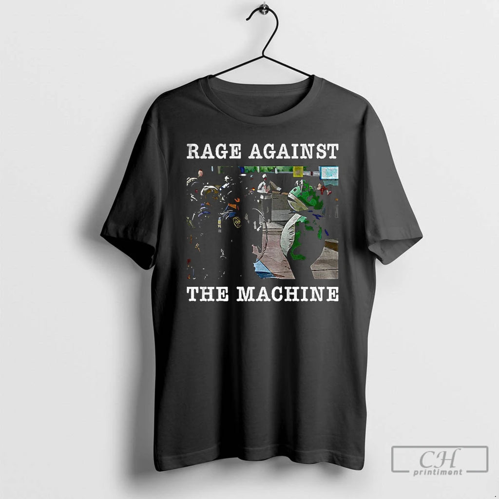 Classic Portland Frog Protest Rage Against The Machine Funny Political T Shirts
