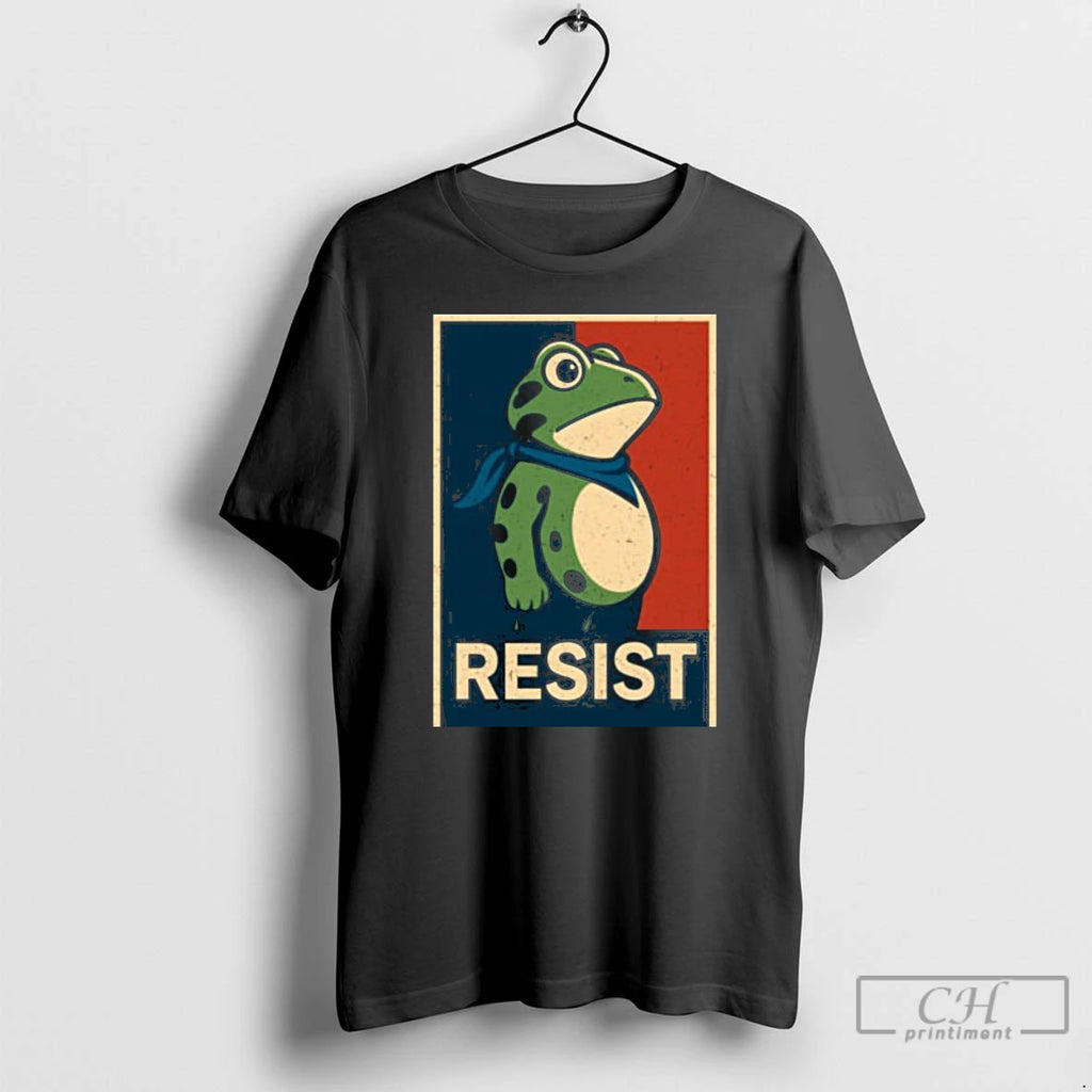 Classic Portland Frog Protest Resist Anti Ice T Shirts