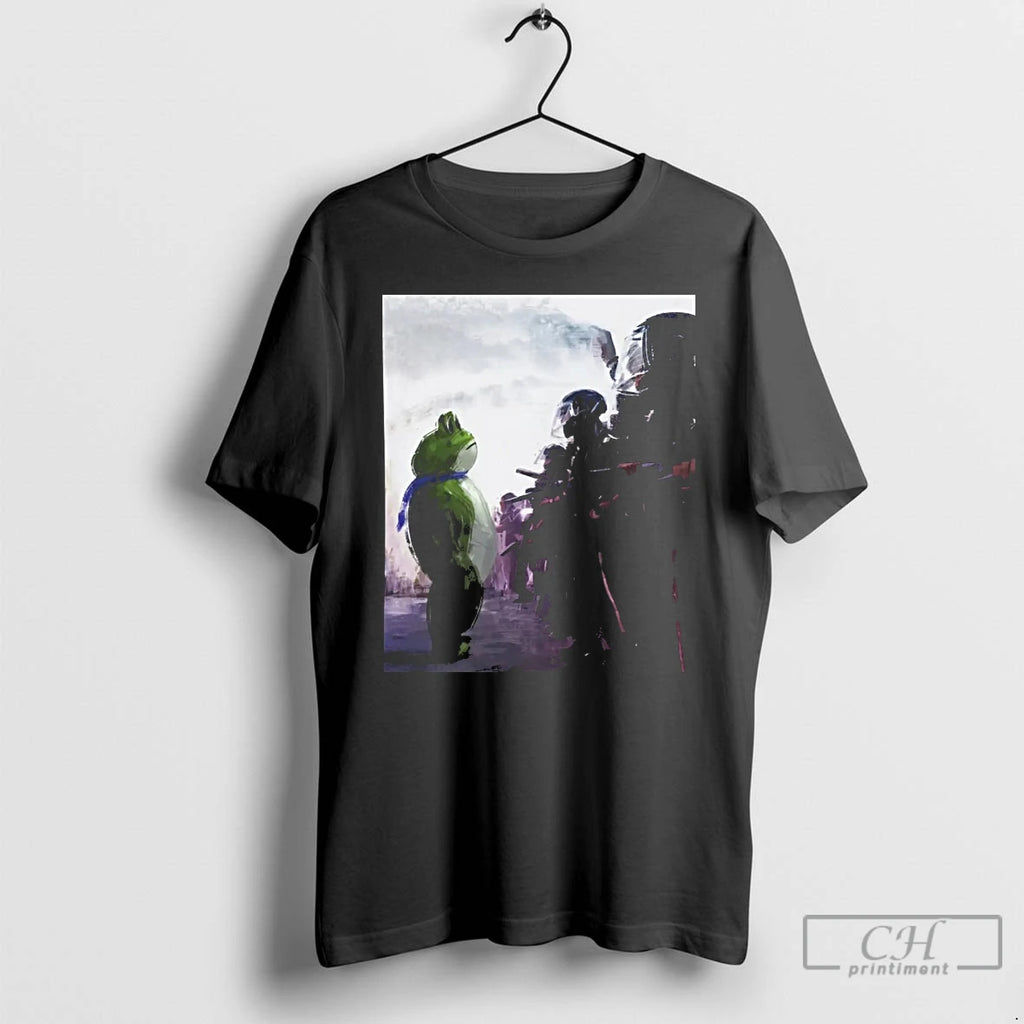 Classic Portland Frog Protest T Shirts