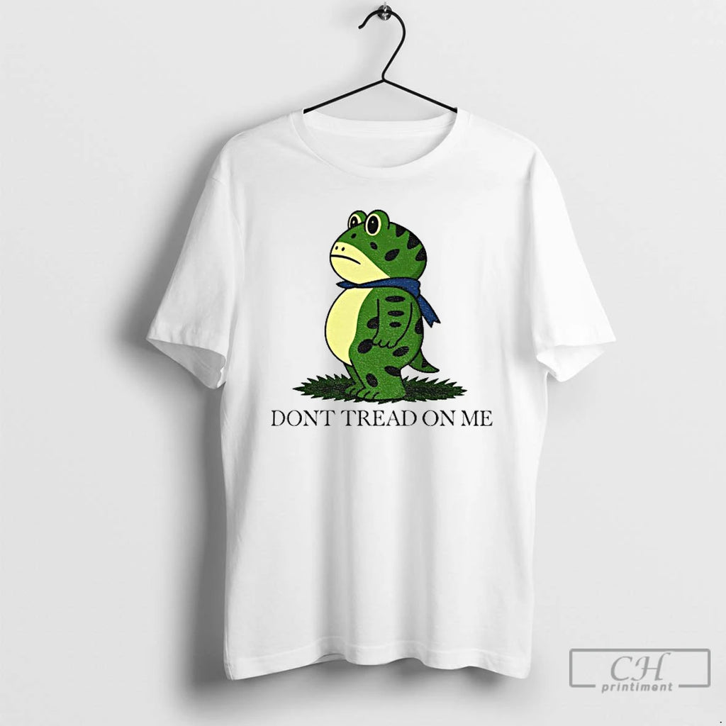 Classic Portland Frog Dont Tread On Me Funny Protest T Shirts