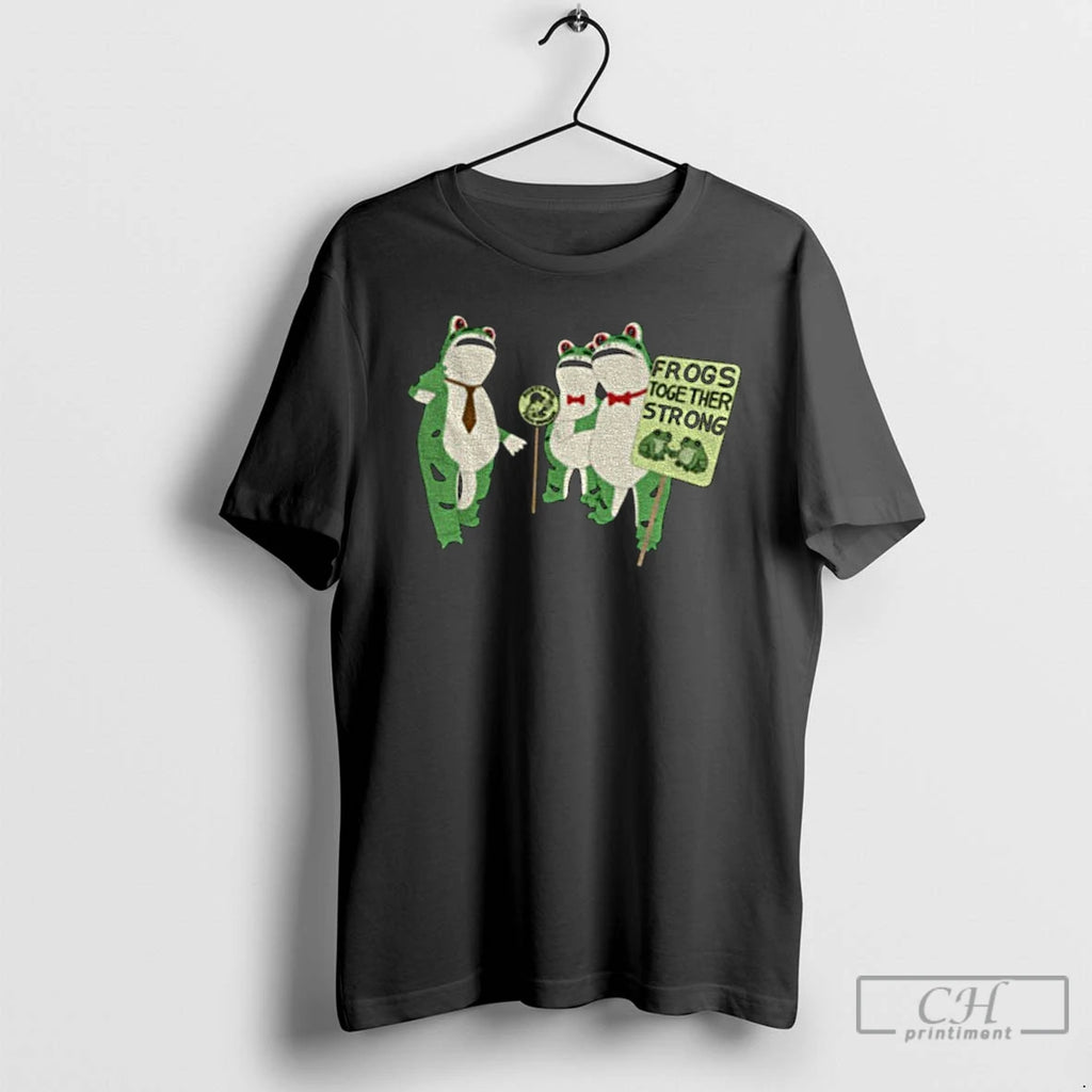 Classic Portland Frog Frogs Together Strong T Shirts
