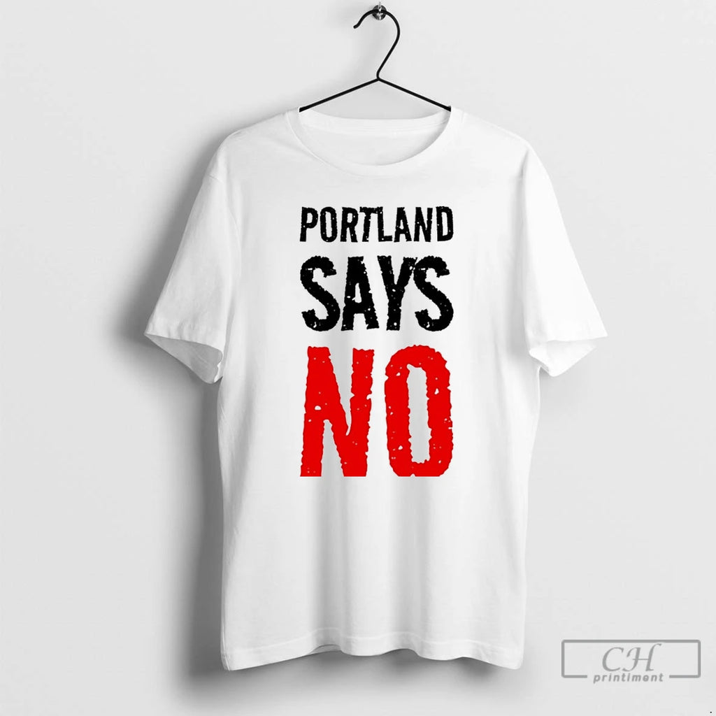 Classic Portland Says No Abolish Ice T Shirts