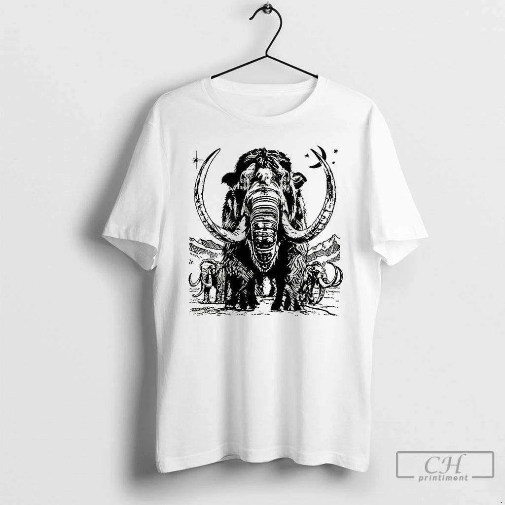 Classic Prehistoric Mammoth Ice Age T Shirts Hoodie Longsleeve