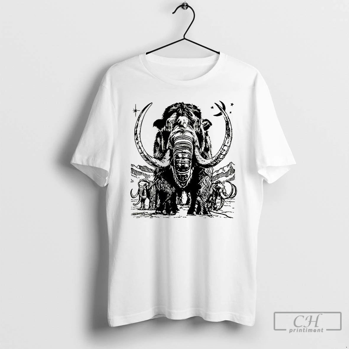 Classic Prehistoric Mammoth Ice Age T Shirts Hoodie Longsleeve