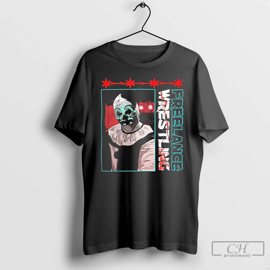 Classic Pro Wrestling Tees Store Freelance Jack The Clown T Shirts Hoodie Longsleeve