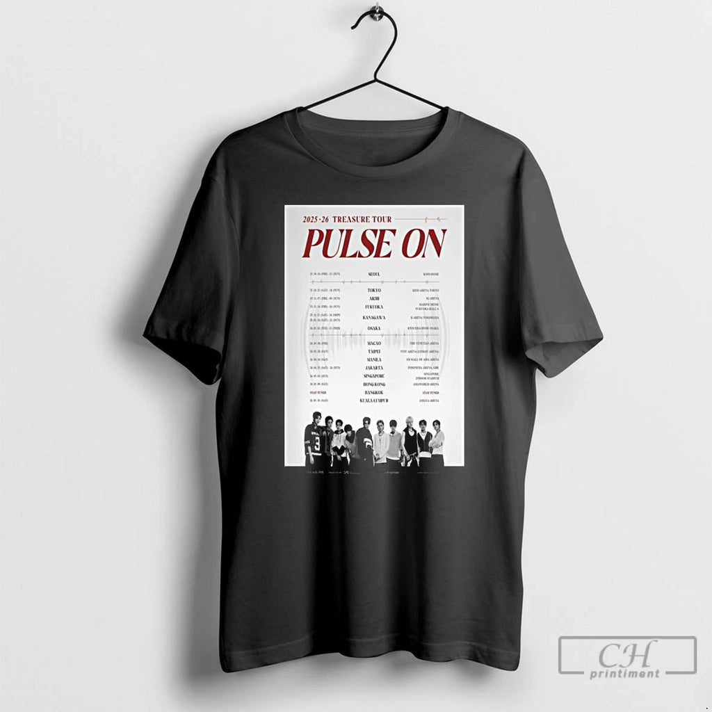 Classic Pulse On Treasure Tour 2025 2026 Long Sleve T Shirts Hoodie Longsleeve