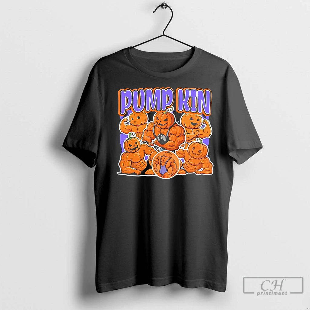 Classic Pumpkin Gym Workout Fitness Halloween Funny
