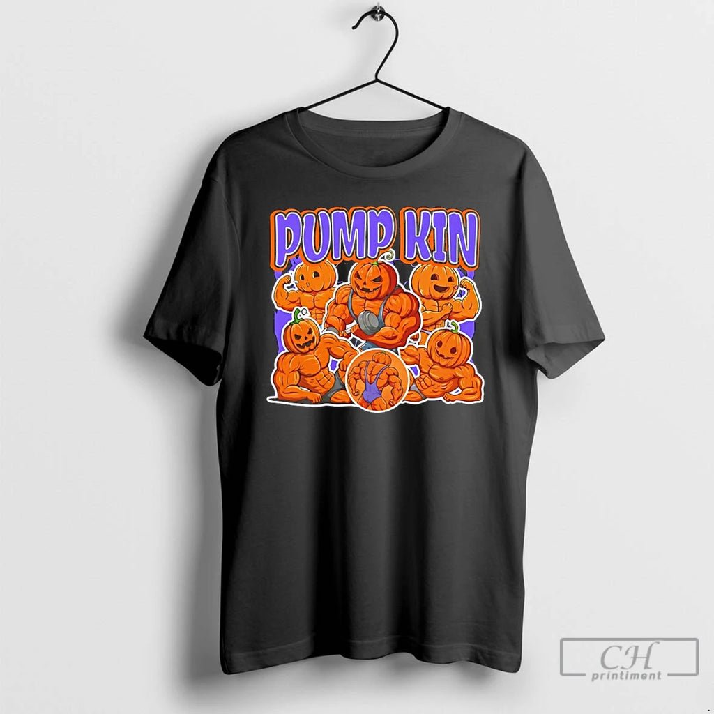 Classic Pumpkin Gym 90s Graphic T Shirts