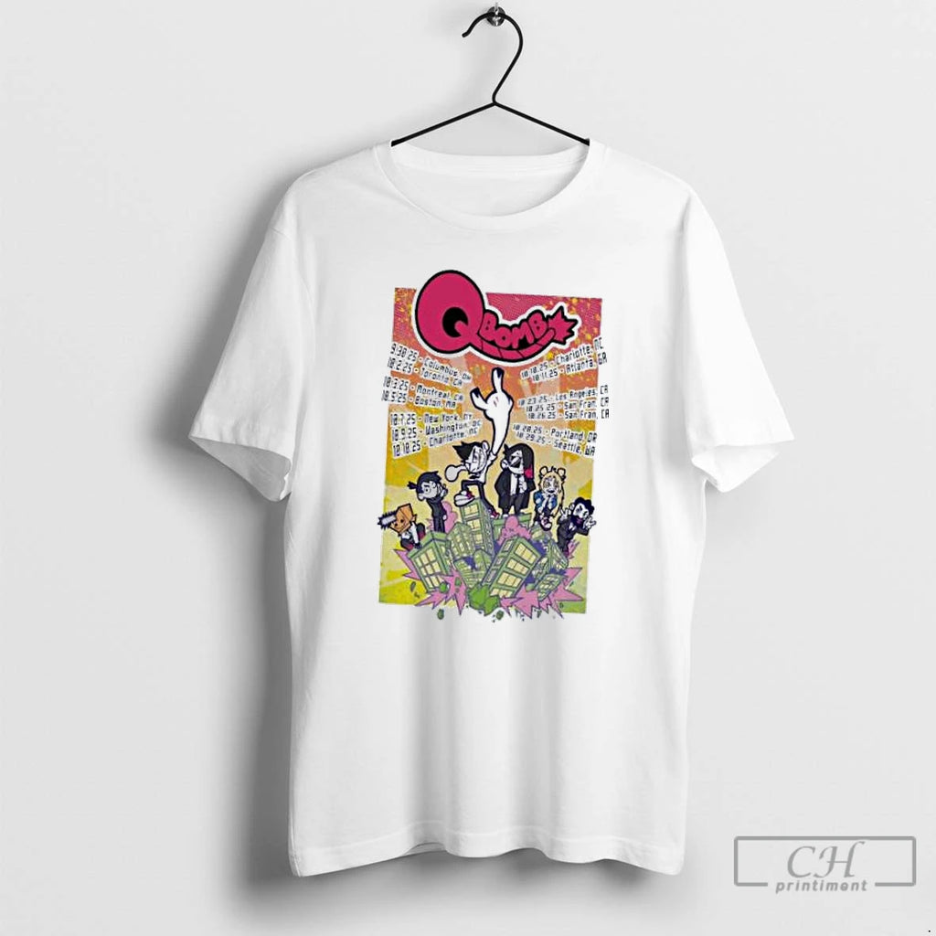 Classic Qbomb Tour 2025 T Shirts