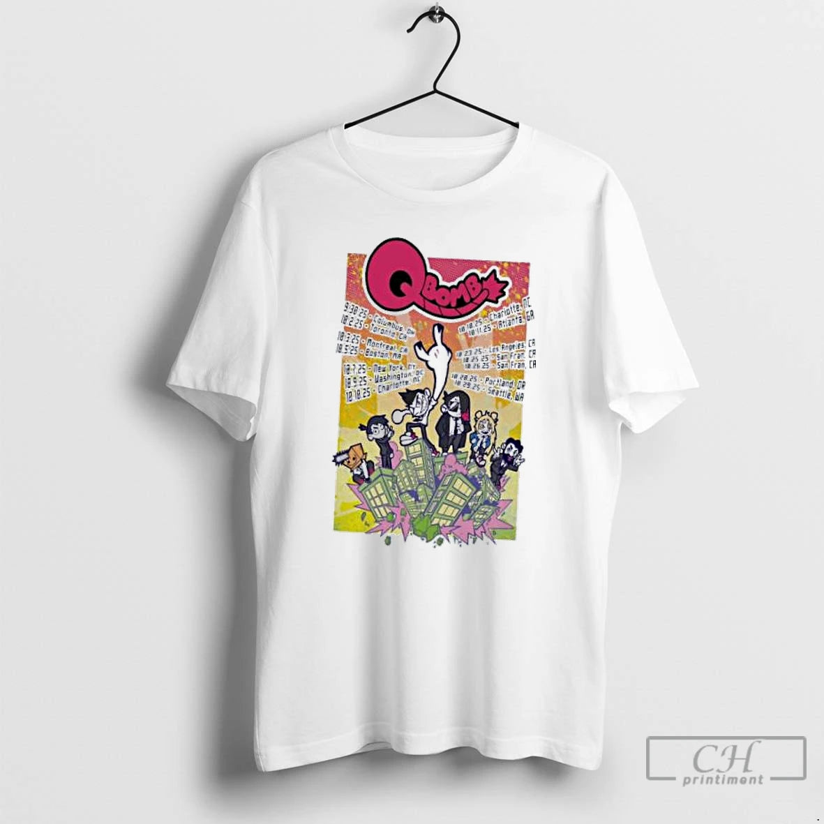 Classic Qbomb Tour 2025 T Shirts