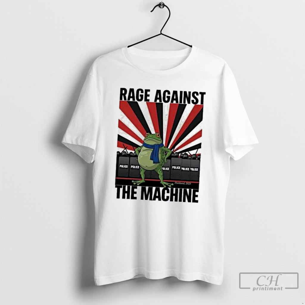 Classic Rage Against The Machine Frog Political Protest Portland Frog Art 2025 T Shirts
