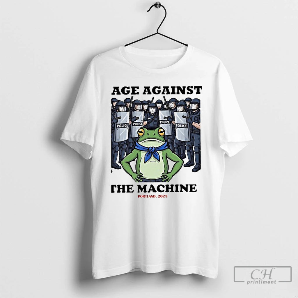 Classic Rage Against The Machine Frog Portland 2025 T Shirts