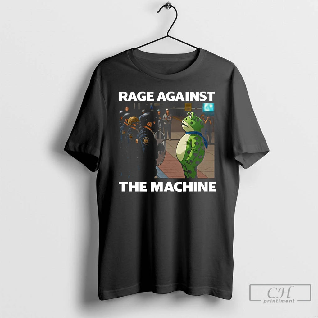 Classic Rage Against The Machine Frog Man Portland 2025 T Shirts