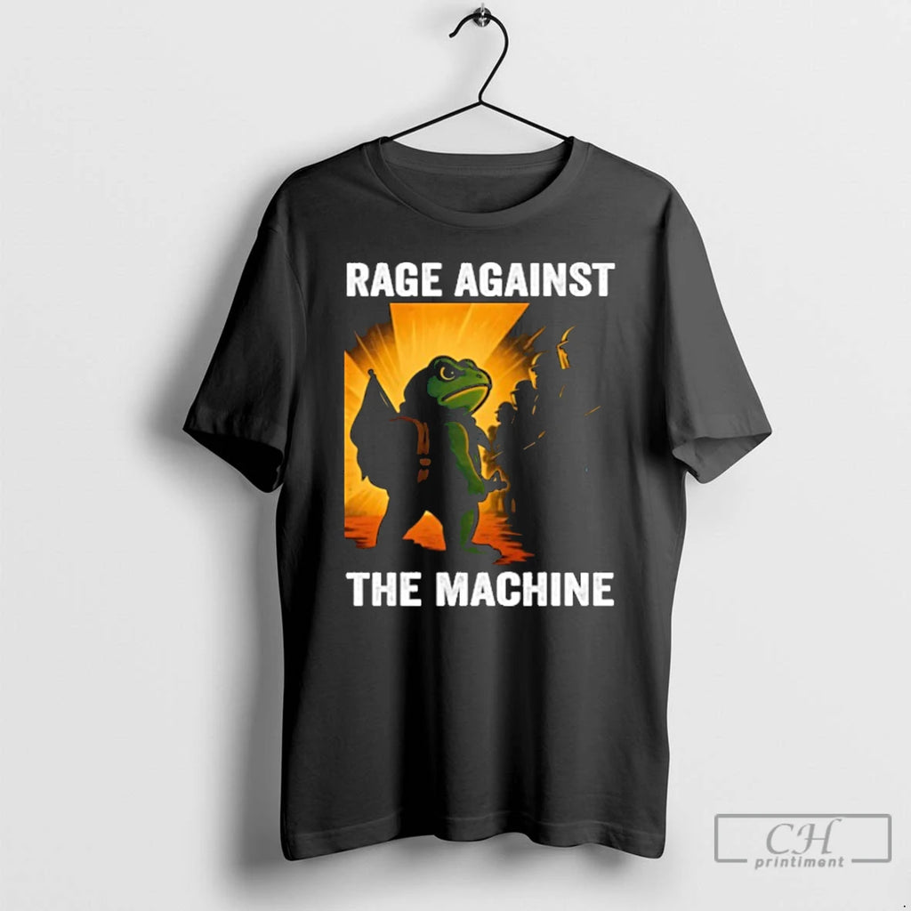 Classic Rage Against The Machine Frogs Together Strong T Shirts