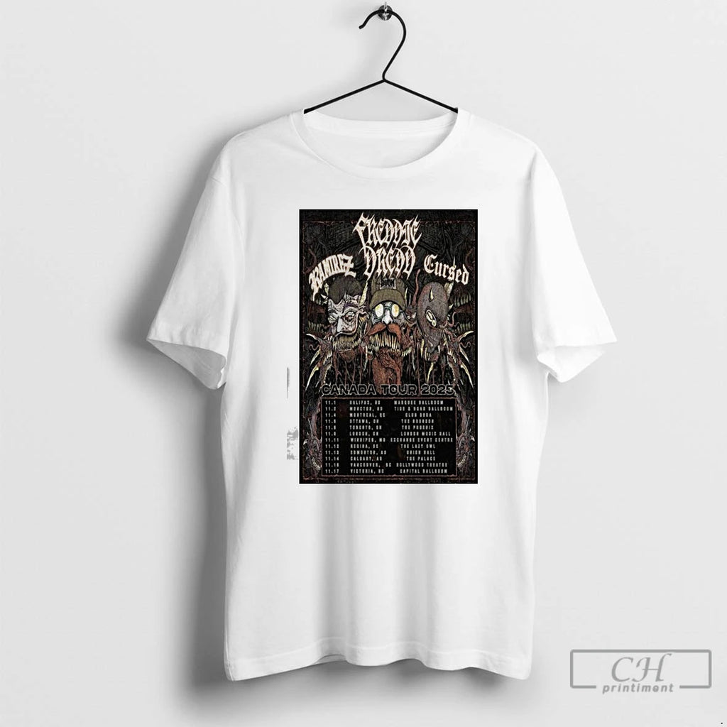 Classic Ramirez Freddie Dredd Cursed Canada Tour 2025 T Shirts Hoodie Longsleeve