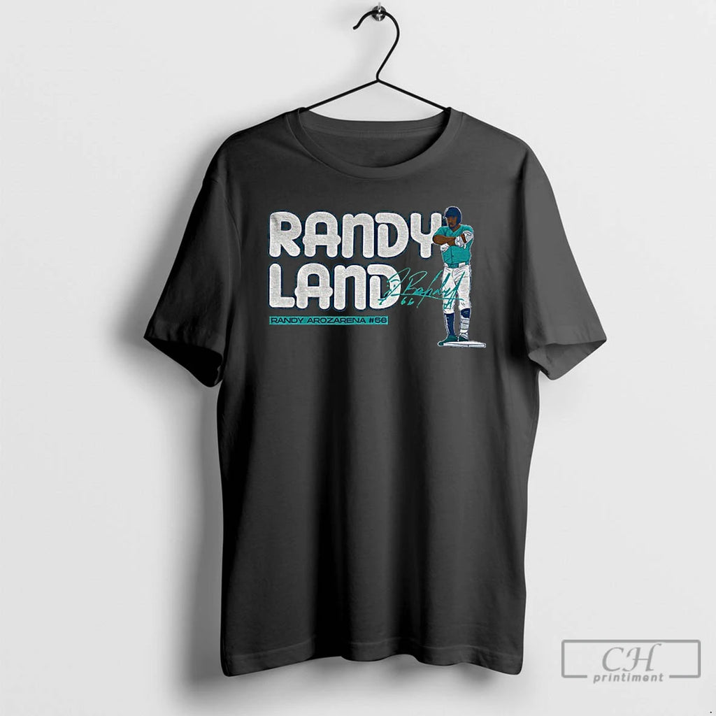 Classic Randyland Randy Arozarena 56 Seattle Mariners T Shirts