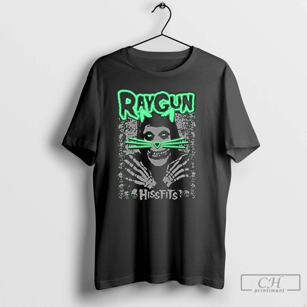 Classic Raygun Misfits Skulls Logo Long Sleve T Shirts Hoodie Longsleeve