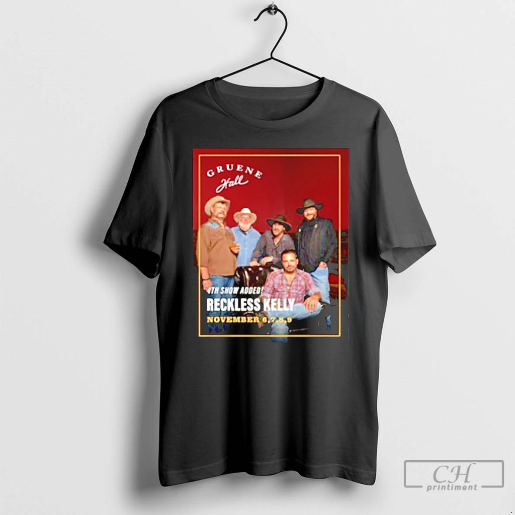Classic Reckless Kelly November 6th 9th 2025 T Shirts Hoodie Longsleeve