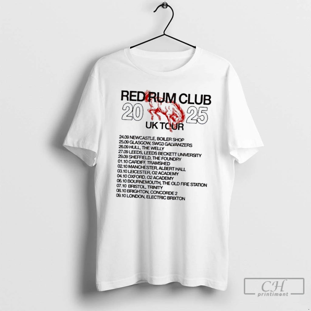 Classic Red Rum Club 2025 Tour Uk Buck T Shirts