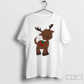 Classic Reindeer Funny Merry Christmas 2025 Cartoon T Shirts Hoodie Longsleeve