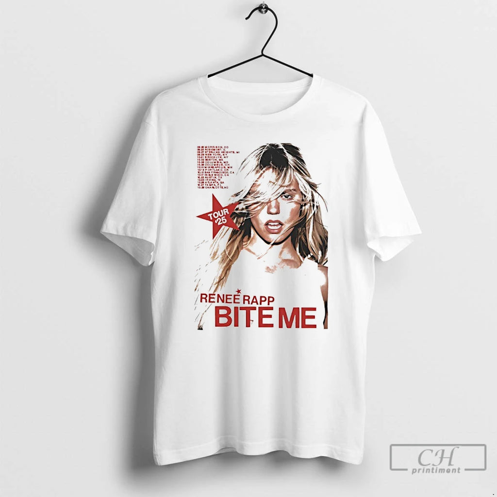 Classic Renee Rapp Bite Me Tour 25 Vintage T Shirts Hoodie Longsleeve