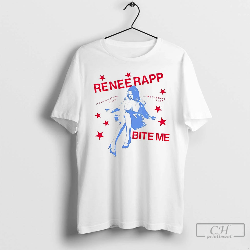Classic Renee Rapp Pink Tour Bite Me T Shirts Hoodie Longsleeve