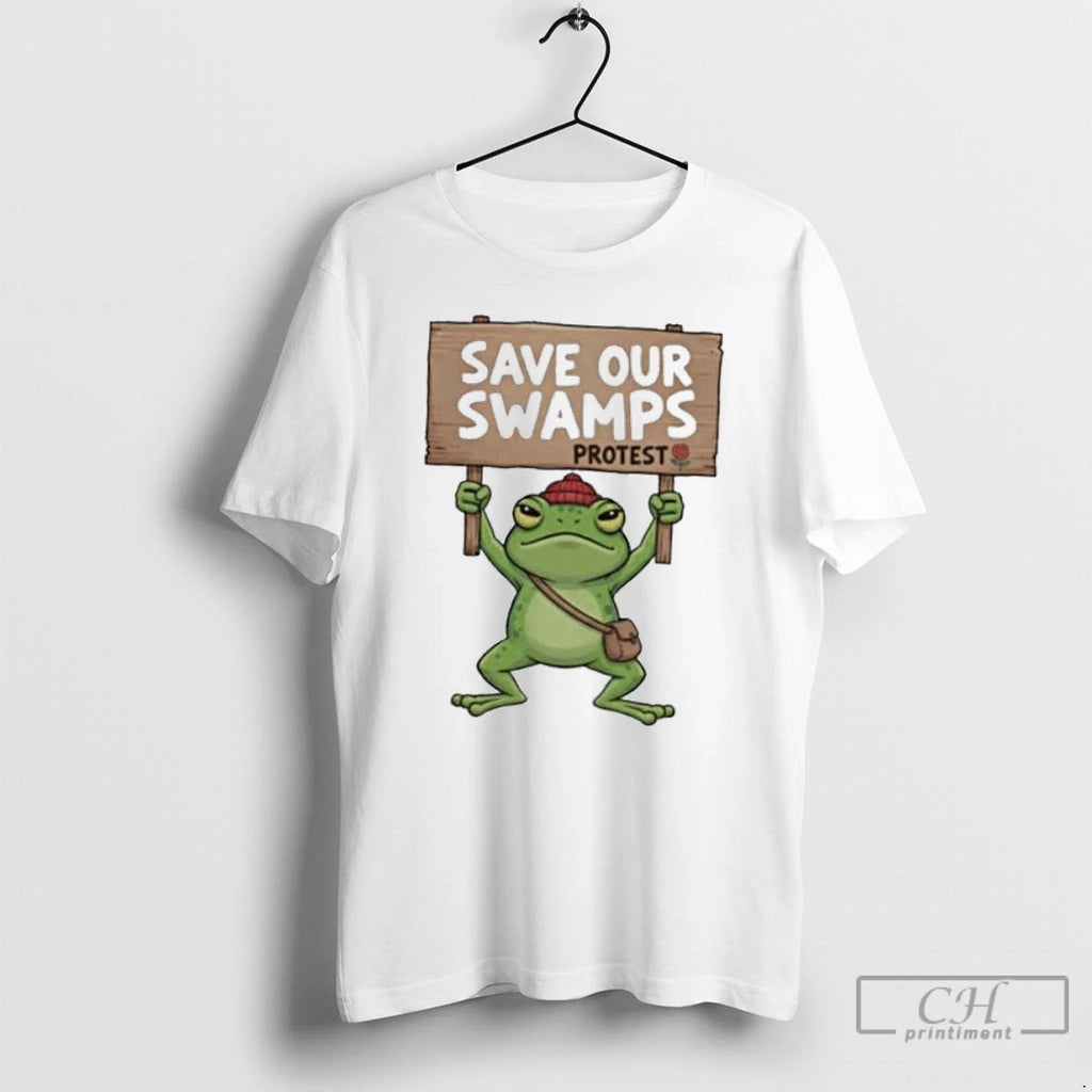 Classic Resist Frog Activist Portland Protest Frog Save Our Swamps Protest Portland Frog 2025