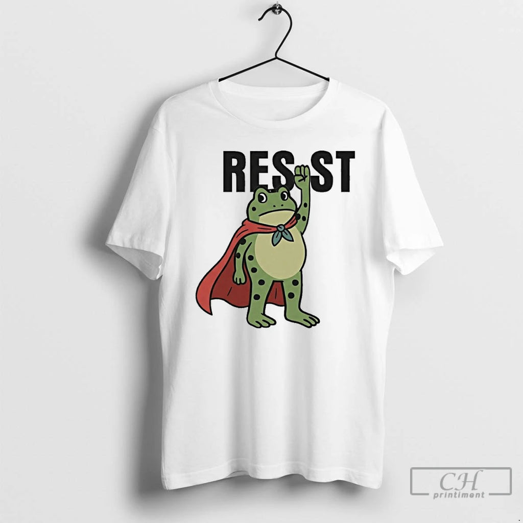 Classic Resist Frog Free Portland T Shirts
