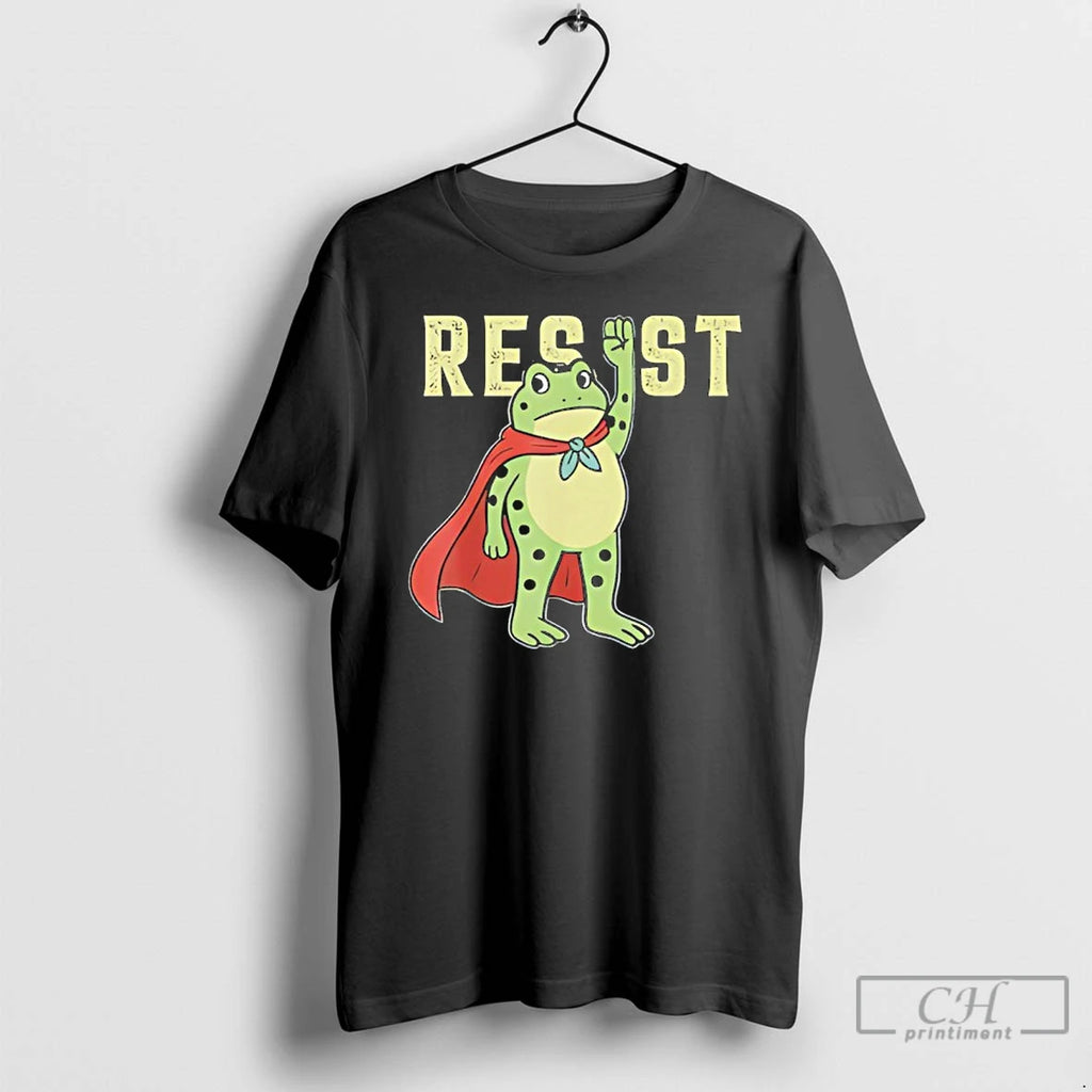 Classic Resist Frog Portland Frog Protest Frog T Shirts