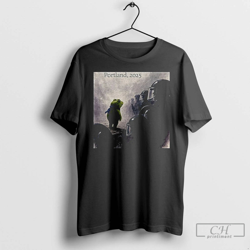 Classic Resist Portland Frog 2025 Political T Shirts