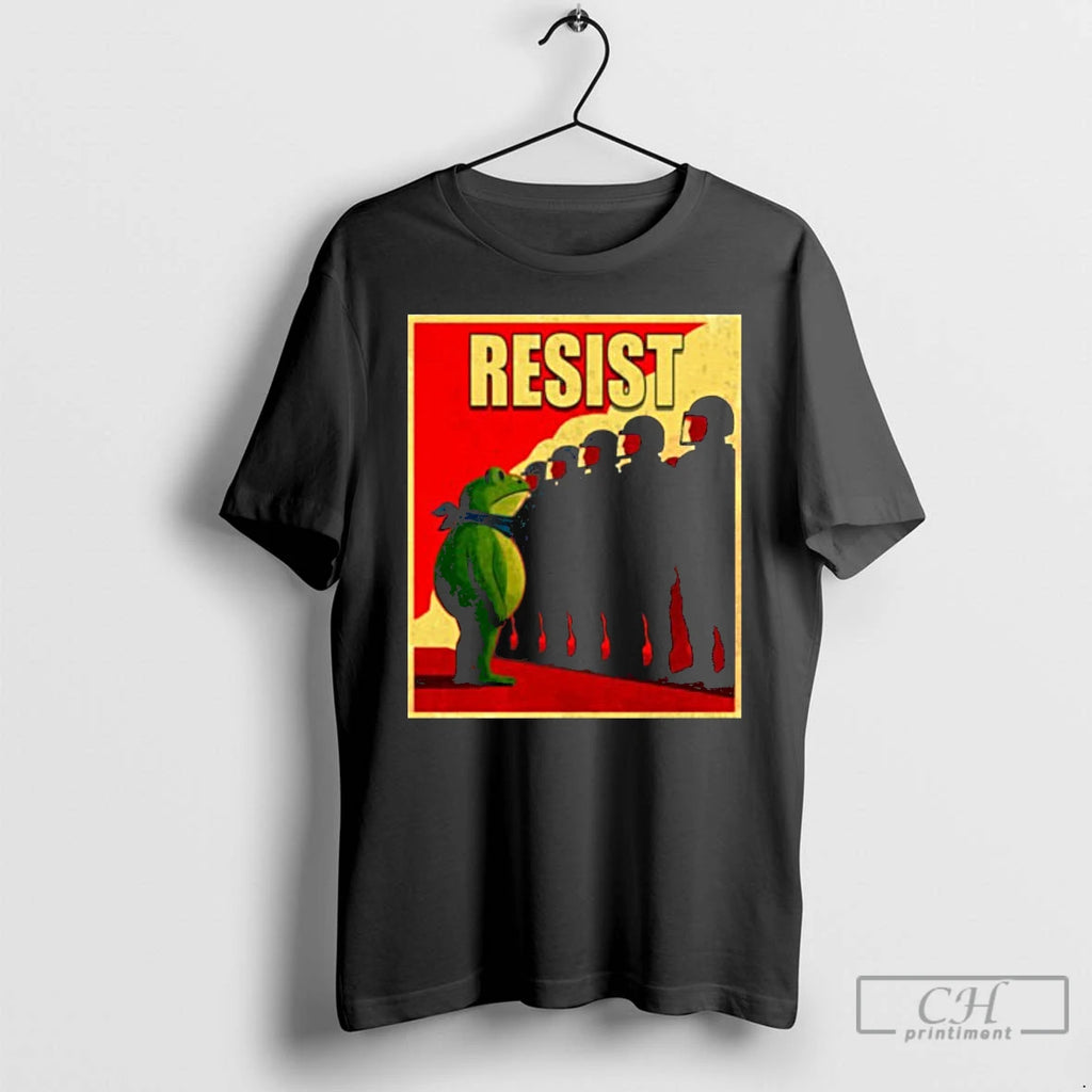 Classic Resist Portland Frog Protest Funny Portland Frog Protest T Shirts