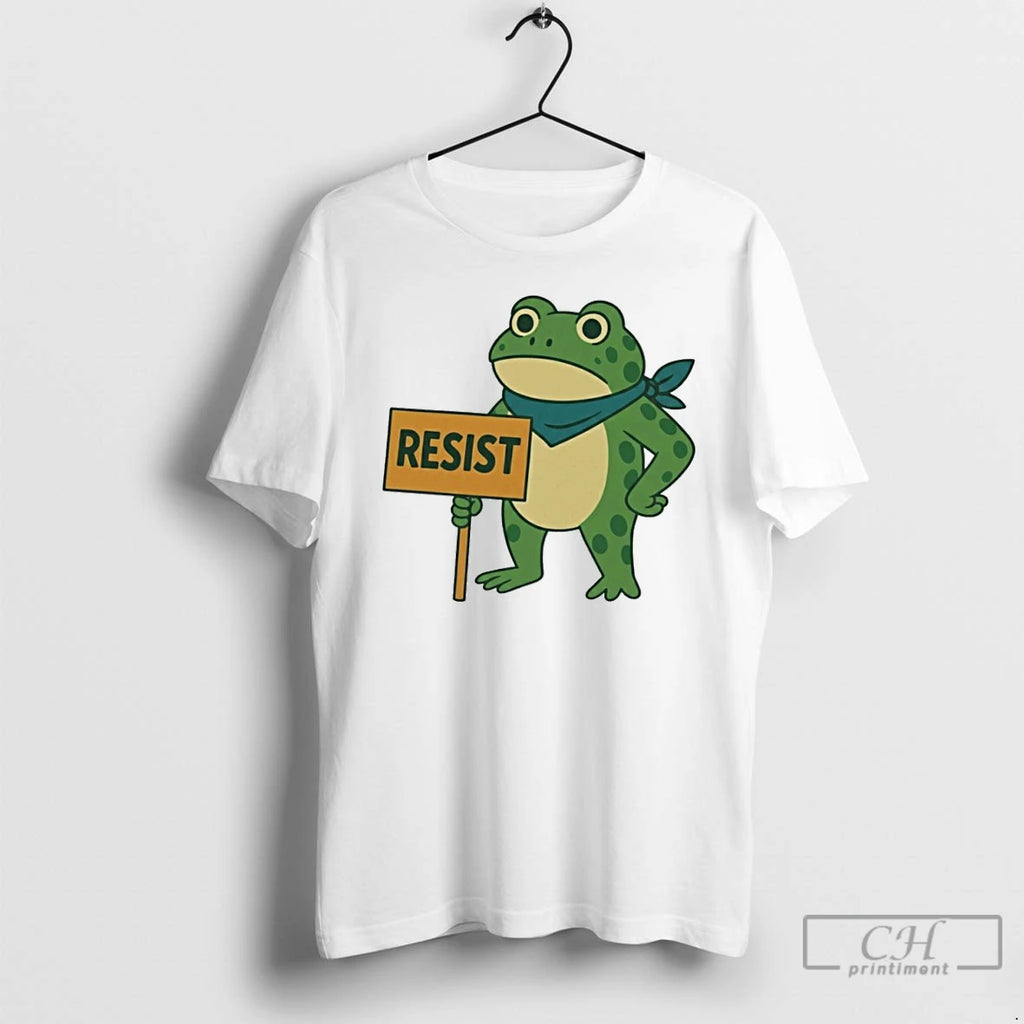 Classic Resist Portland Frog Protest Resistance Anti Ice Anti Trump T Shirts