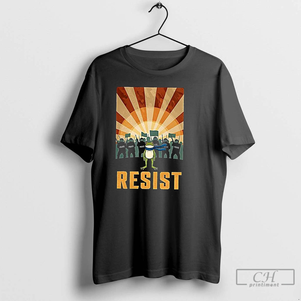 Classic Resist Portland Frog T Shirts