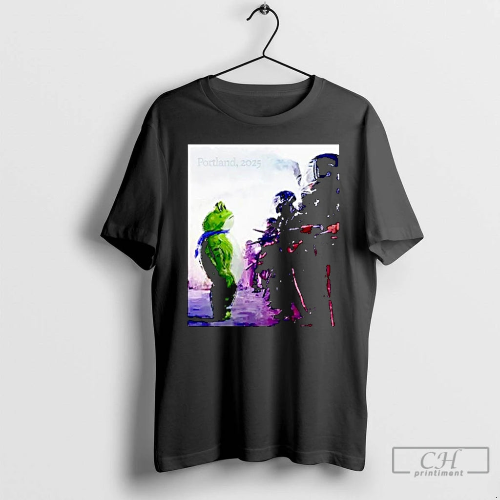 Classic Resist Portland Frog I Stand With Frog Ornaments T Shirts