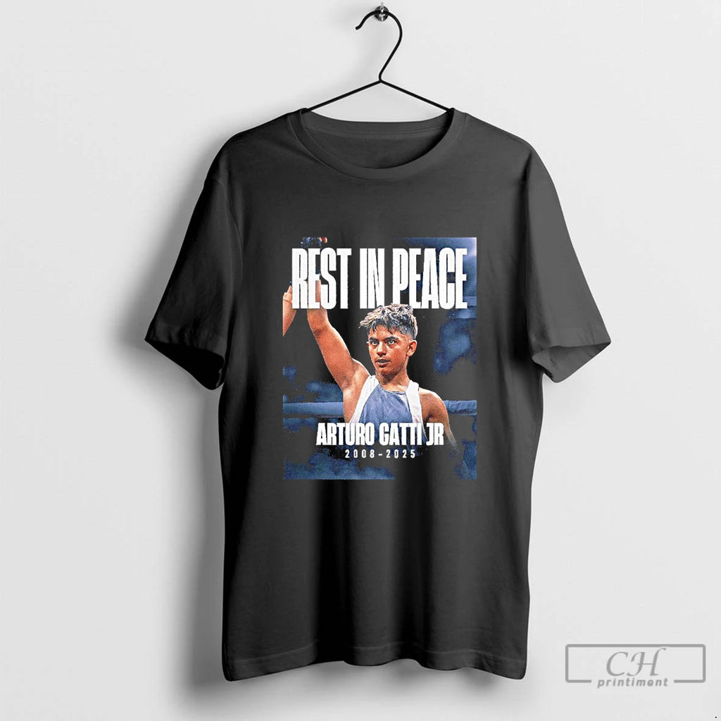 Classic Rest In Peace Arturo Gatti Jr 2008 2025 Blackshirt T Shirts