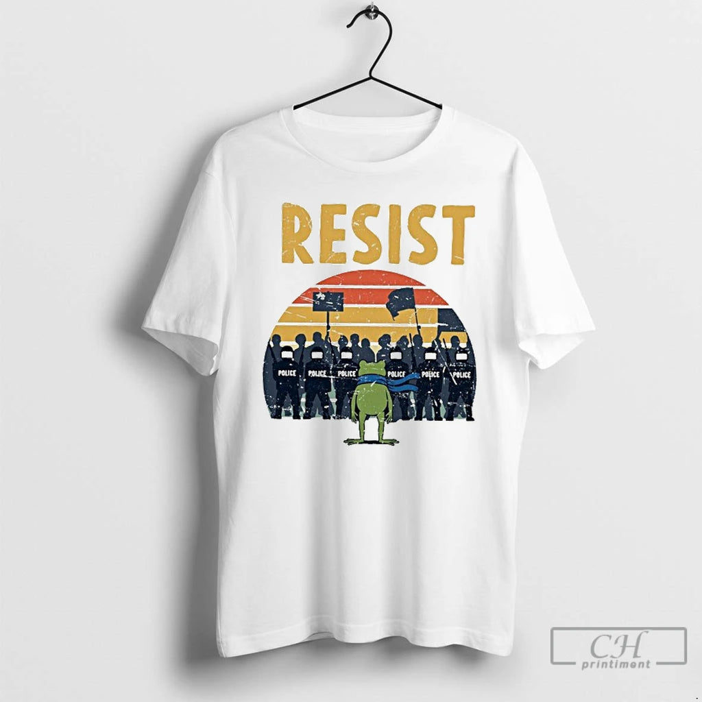 Classic Retro Portland Frog Protest Rage Against The Machine T Shirts