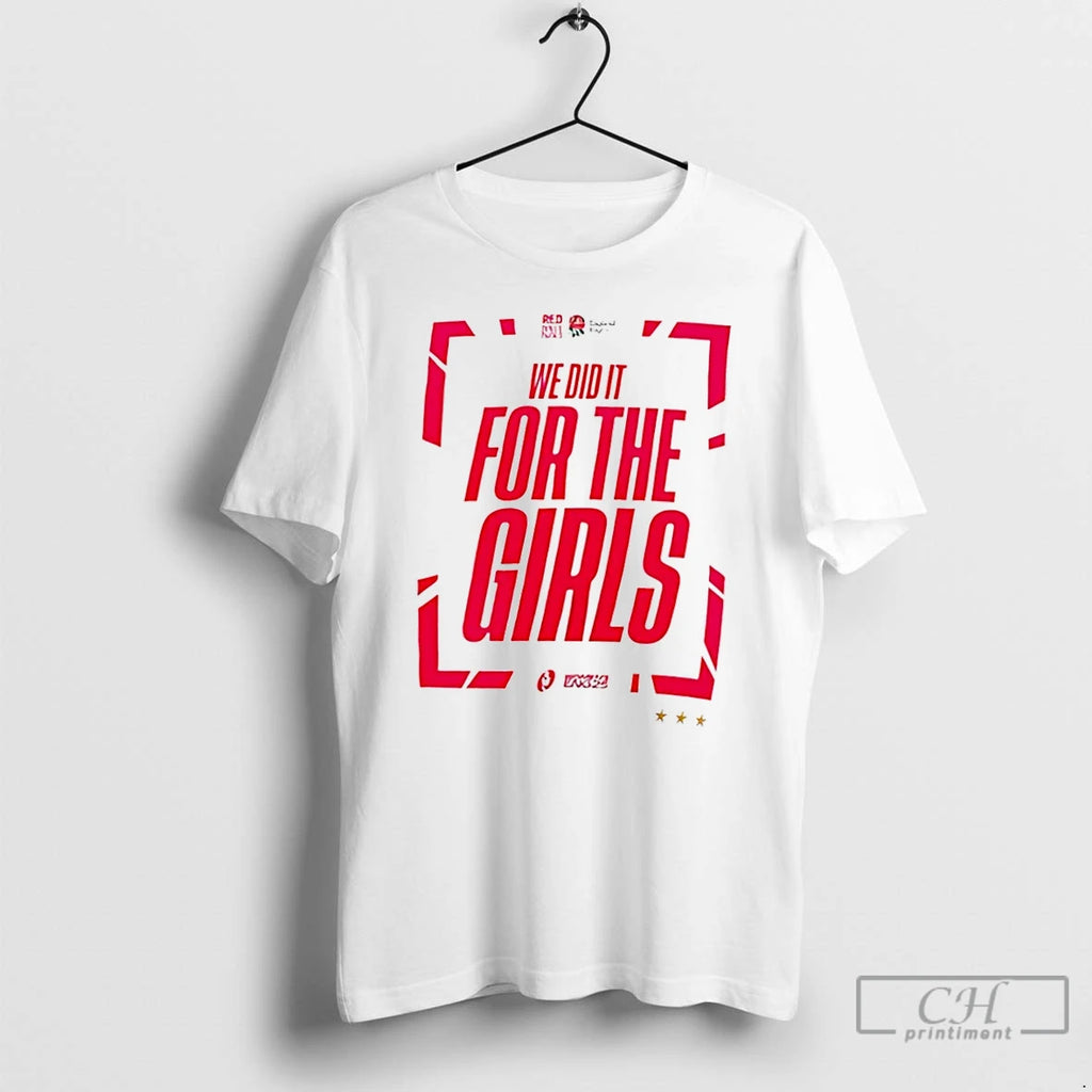 Classic Rugby World Cup Champions 2025 We Did It For The Girls T Shirts
